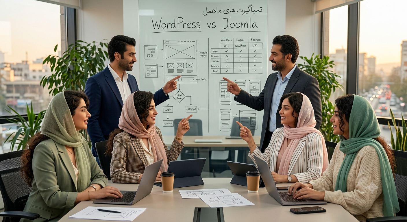 مقایسه وردپرس با جوملا برای طراحی سایت
